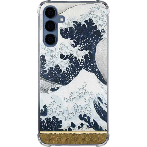 The Great Wave off Kanagawa by Hokusai Galaxy A35 5G Clear Case